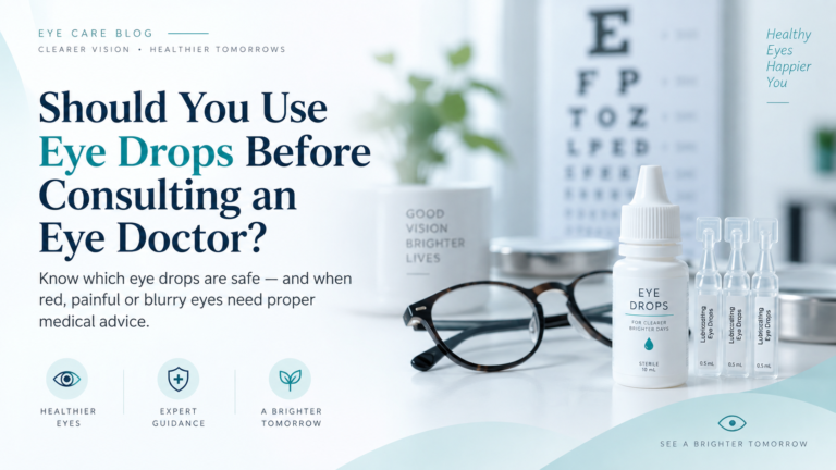 Should You Use Eye Drops Before Consulting an Eye Doctor?