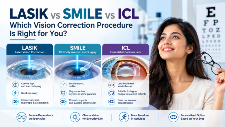 LASIK vs SMILE vs ICL: Which Vision Correction Procedure Is Right for You?
